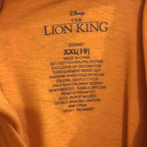 Disney Lion King hooded short sleeve t-shirt - Picture 2 of 4